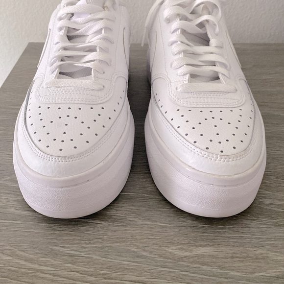 Nike Court Vision Alta Women’s shoe size 12 Solid White - Picture 2 of 7